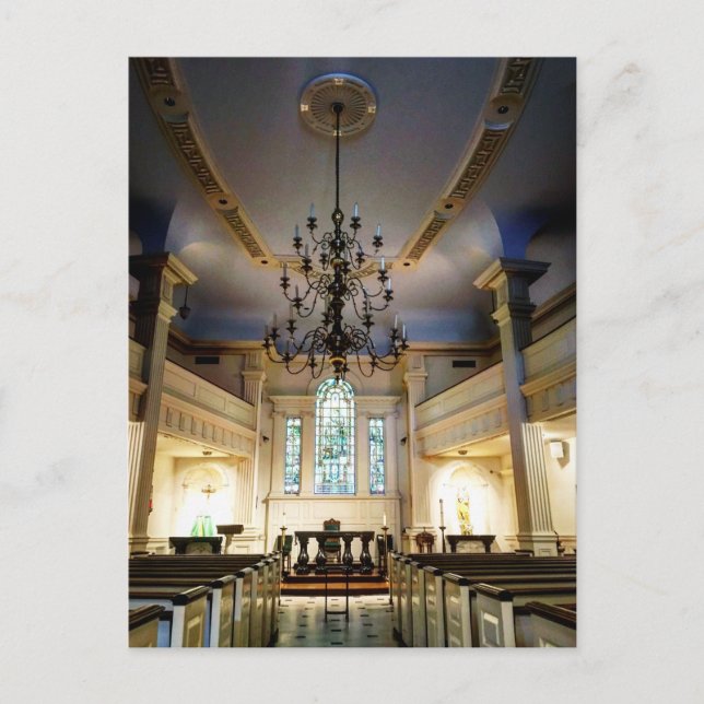 Cartão Postal Church Chandelier (Frente)