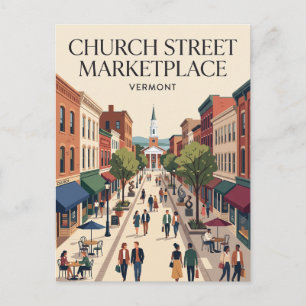 Cartão Postal Church Street Marketplace EUA