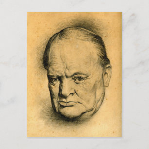 Cartão Postal Churchill