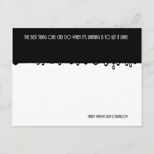 Cartão Postal Chuva