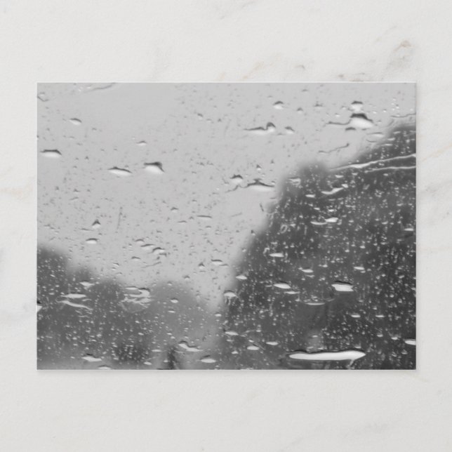 Cartão Postal Chuva cai (Frente)