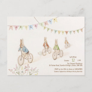Cartão Postal Chuva de Bebê do Coelho Orçamento Gênero 