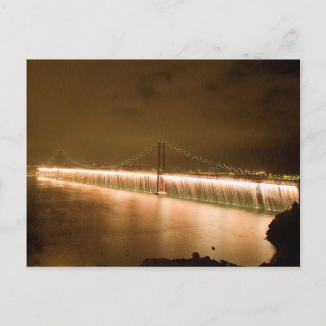 Cartão Postal Chuva de fogos de artifício (Frente)