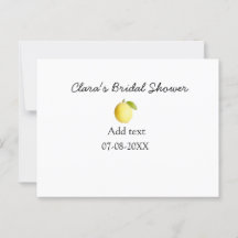 Chuva de noiva de limão moderna simples minimalist