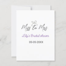 Chuva de noiva de senhorita para senhora adicionar