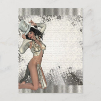 Cartão Postal Chuva de prata