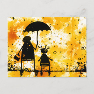 Cartão Postal Chuva de Verão