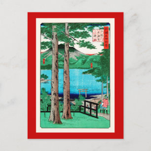 Cartão Postal Chuzenji Lake Hiroshige Belas Artes Japonesas