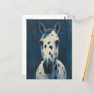 Cartão Postal cianótipo Appaloosa