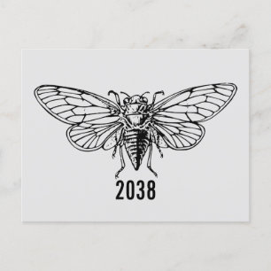 Cartão Postal Cicadas 2038
