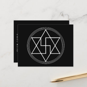 Cartão Postal Cicatrização da Geometria Vibracional e Sagrada
