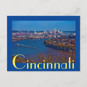 Cartão Postal Cicinnati , Ohio, a Rainha Cidade