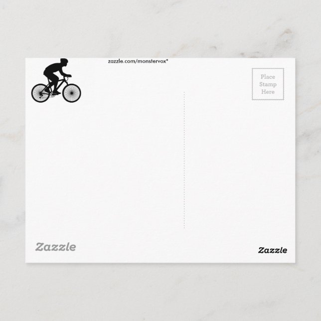 Cartão Postal Ciclista (Verso)