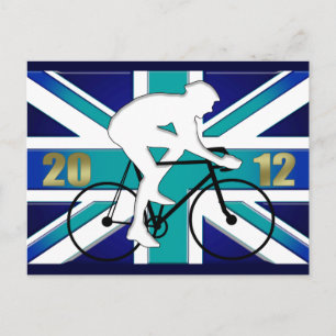 Cartão Postal Ciclo de Amortização de Bicyle Bicicleta Britân