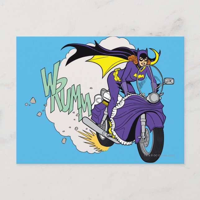 Cartão Postal Ciclo de Batgirl (Frente)