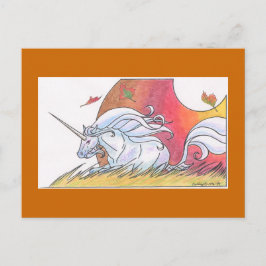 Cartão Postal Ciclo Unicórnio - Autumn ©1999