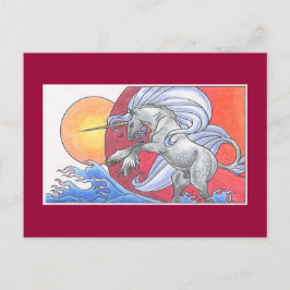 Cartão Postal Ciclo Unicórnio - Verão ©1999