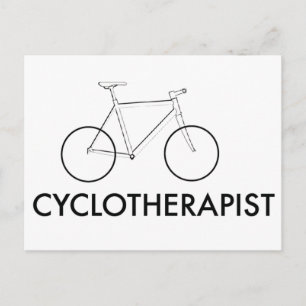 Cartão Postal Cicloterapeuta