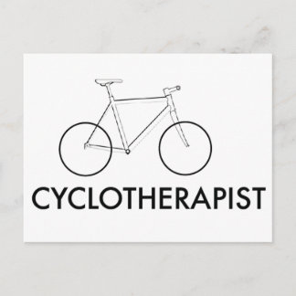 Cartão Postal Cicloterapeuta
