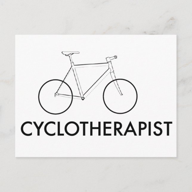 Cartão Postal Cicloterapeuta (Frente)