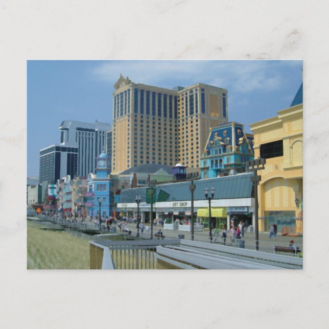 Cartão Postal Cidade alântica (Frente)