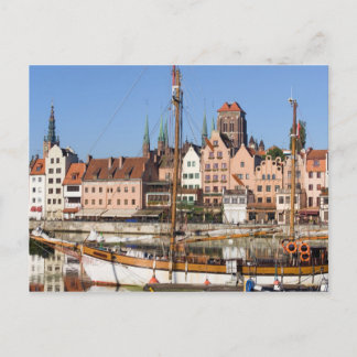 Cartão Postal Cidade Antiga de Gdansk em Polônia