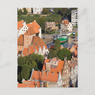 Cartão Postal Cidade Antiga de Gdansk em Polônia