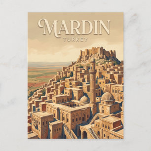 Cartão Postal Cidade Antiga de Mardin Turquia