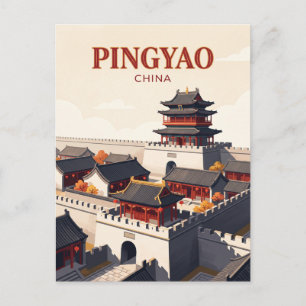 Cartão Postal Cidade Antiga de Pingyao China