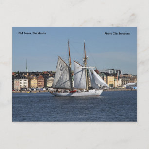 Cartão Postal Cidade Antiga, Estocolmo, Foto Ola...
