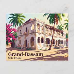 Cartão Postal Cidade Colonial Histórica, Grand-Bassam Costa do M