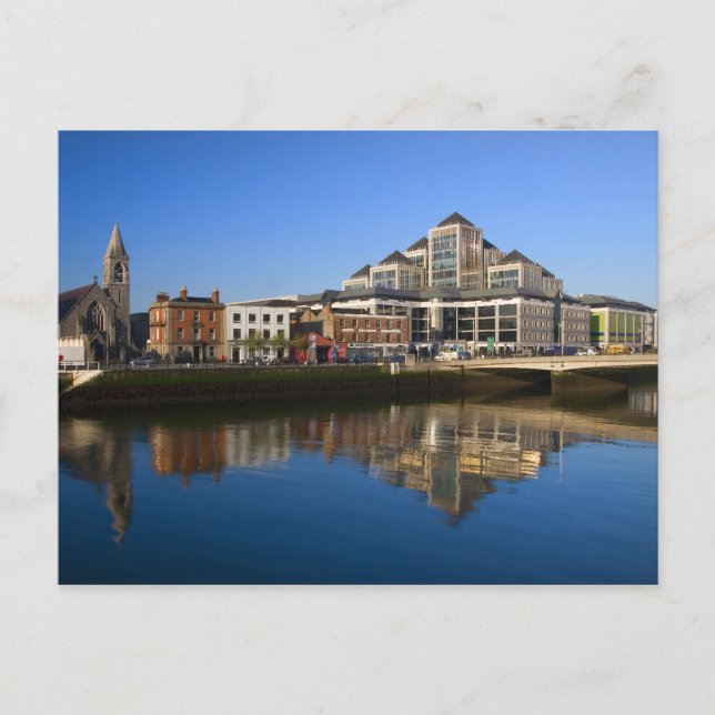 Cartão Postal Cidade da Arquitetura de Dublin (Frente)