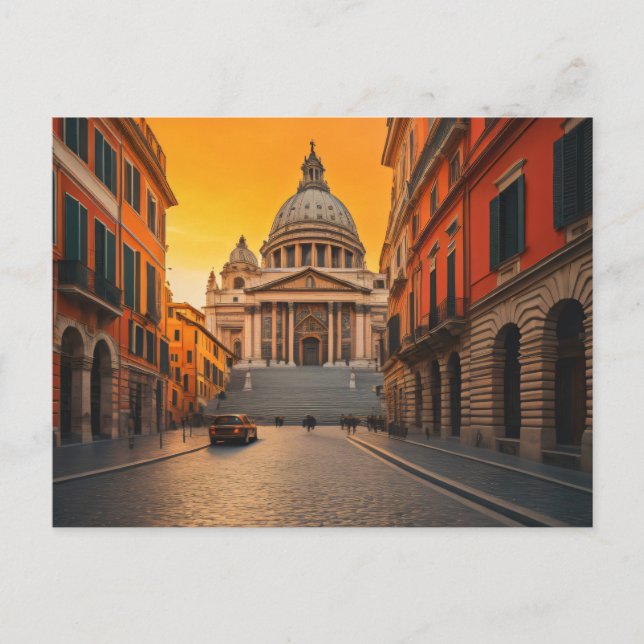 Cartão Postal Cidade da Arte Roma (Frente)