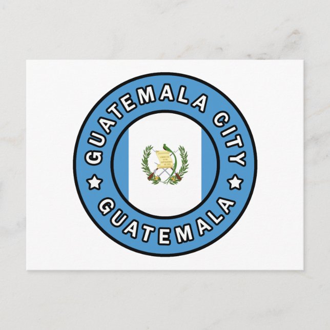 Cartão Postal Cidade da Guatemala Guatemala (Frente)