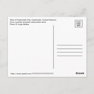 Cartão Postal Cidade da Guatemala, Guatemala, América Central a