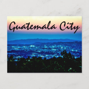 Cartão Postal Cidade da Guatemala, Guatemala, América Central ao