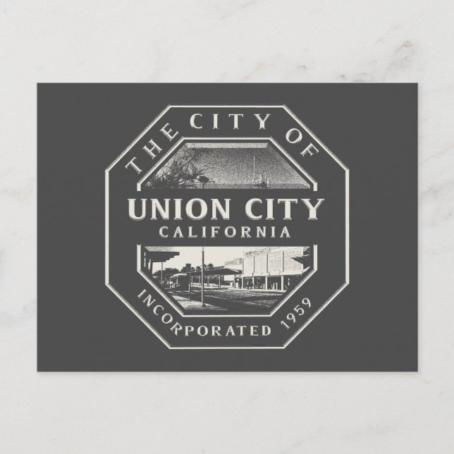 CARTÃO POSTAL CIDADE DA UNIÃO - ALAMEDA CALIFÓRNIA (Frente)