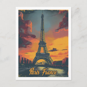 Cartão Postal Cidade das Luzes Paris, França