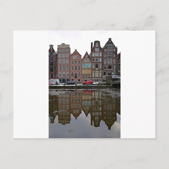Cartão Postal cidade de Amsterdã (Frente)