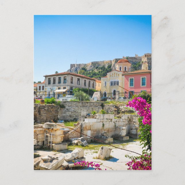 Cartão Postal Cidade de Atenas, Grécia (Frente)