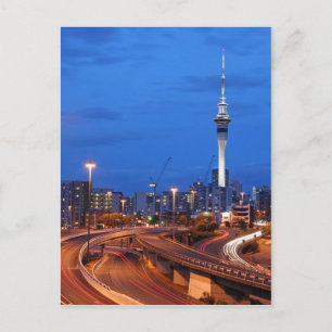 Cartão Postal Cidade de Auckland em Dusk