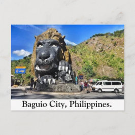 Cartão Postal Cidade de Baguio, Filipinas Cartão-postal. 