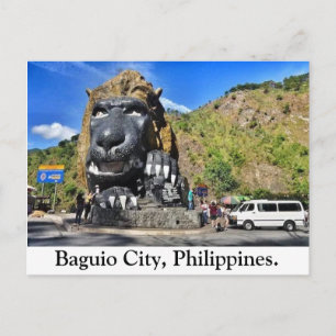 Cartão Postal Cidade de Baguio, Filipinas Cartão-postal.