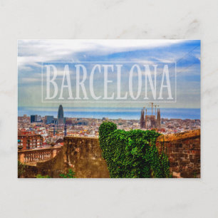 Cartão Postal Cidade de Barcelona