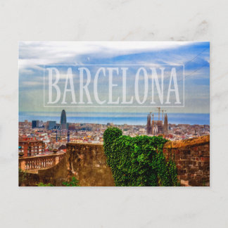 Cartão Postal Cidade de Barcelona