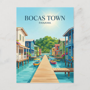 Cartão Postal Cidade de Bocas Panamá