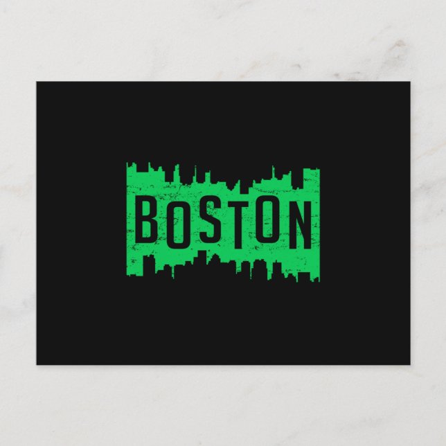 Cartão Postal Cidade de Boston EUA Cidade Cidade Cidade Cidade d (Frente)