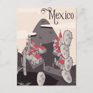Cartão Postal Cidade de Cartoon do México