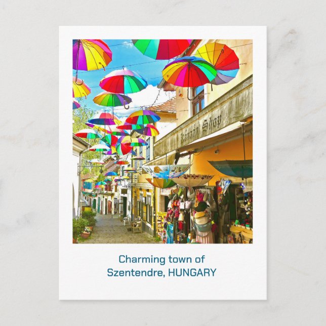 CARTÃO POSTAL CIDADE DE CHARMING DE SZENTENDRE, HUNGRIA (Frente)
