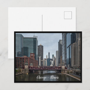 Cartão Postal Cidade de Chicago, Illinois